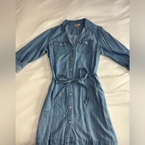 Women’s denim shirt dress